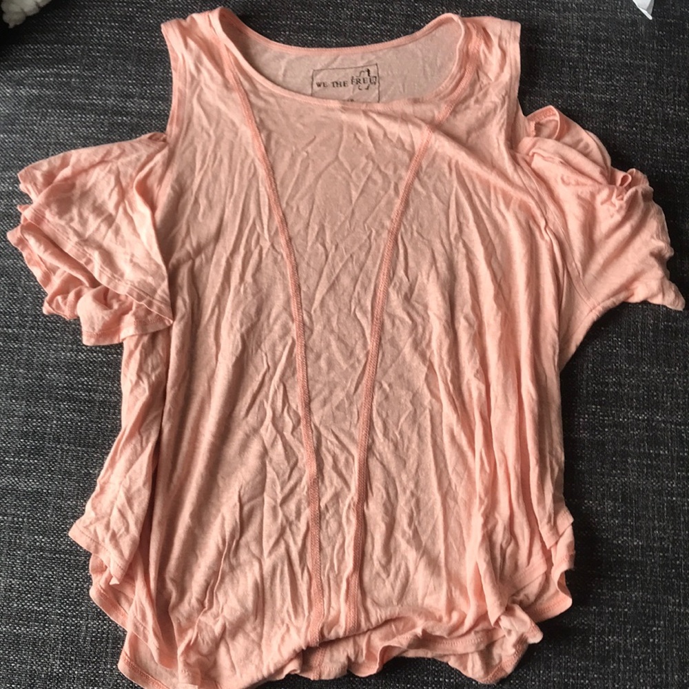 Light pink free people t shirt